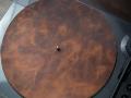 Odinis patefono padėklo kilimėlis is tikros naturalios odos sulaikantis vibracijas Leather Turntable Platter Mat SPLIT asd