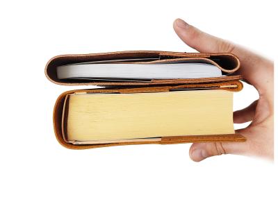 naturalios odos   knygos deklas  dovana reguliuojamo dydzio A5 odinis dekas aplankas ideklas