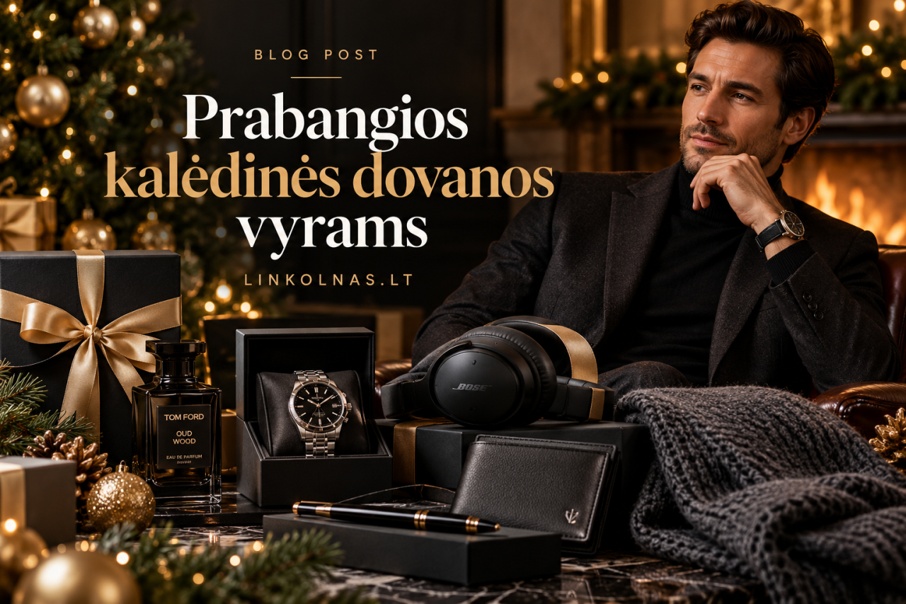 Prabangios kalėdinės dovanos vyrams